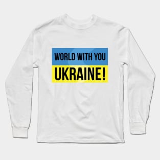 World with Ukraine Long Sleeve T-Shirt